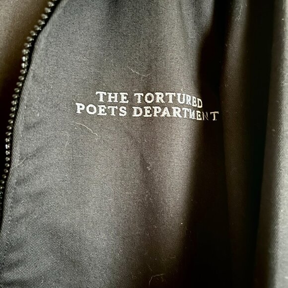 Taylor Swift The Tortured Poets Department TTPD Official Black Jacket - Picture 4 of 8